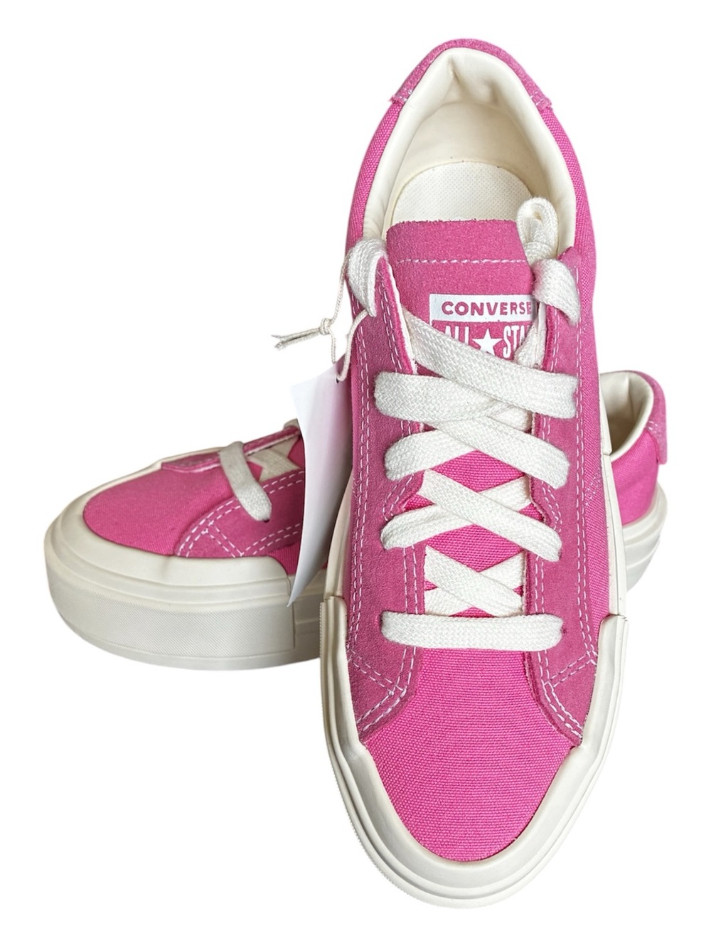 Converse All Star Cruise OX Hot Pink canvas size 7 youth/ 8 women.